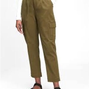 High Rise‎ Cargo Khaki Pants Oak moss green Size 12.